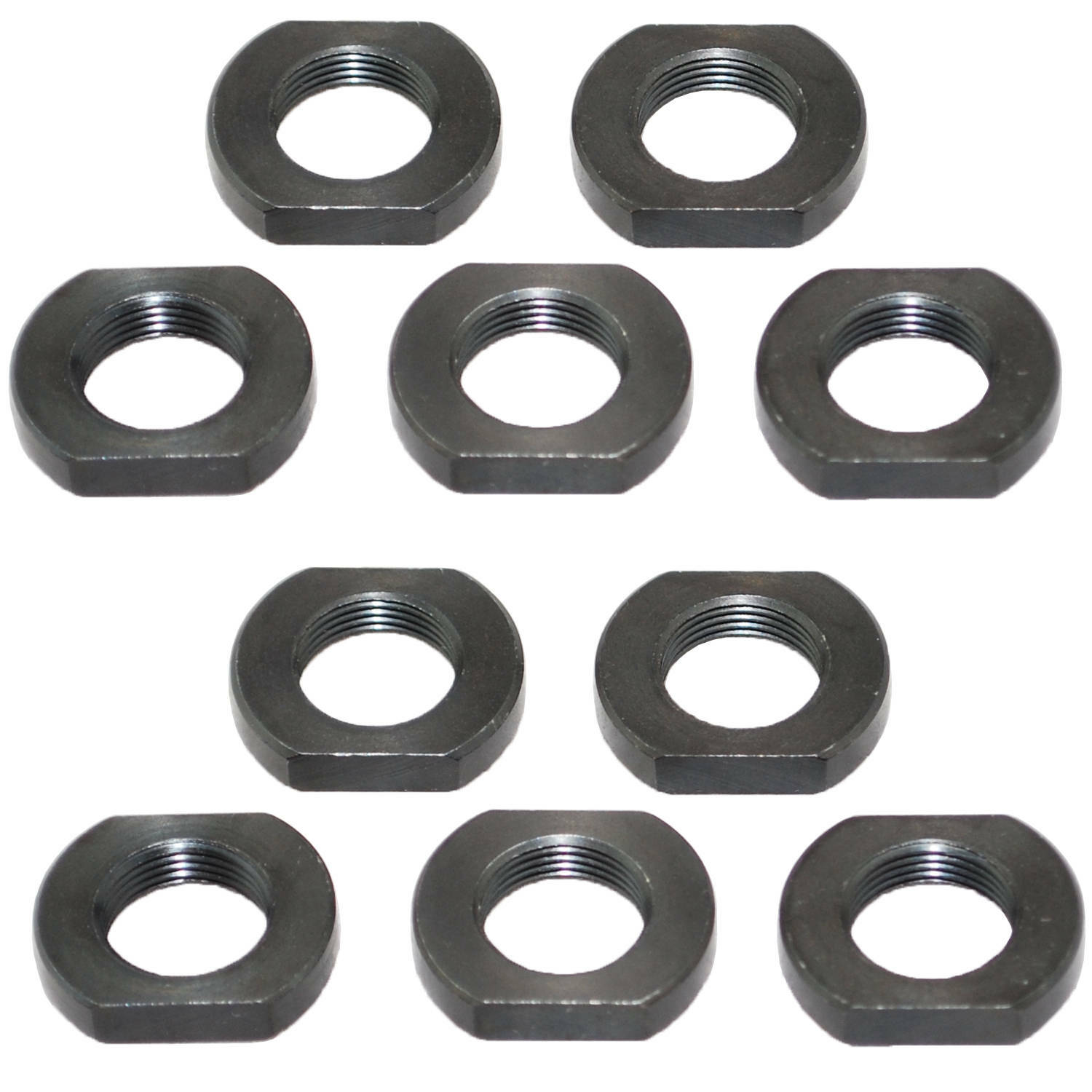 10 x 1/2"x28 RH Crush Washer Type Locking Jam Nut For Muzzle Brake .223