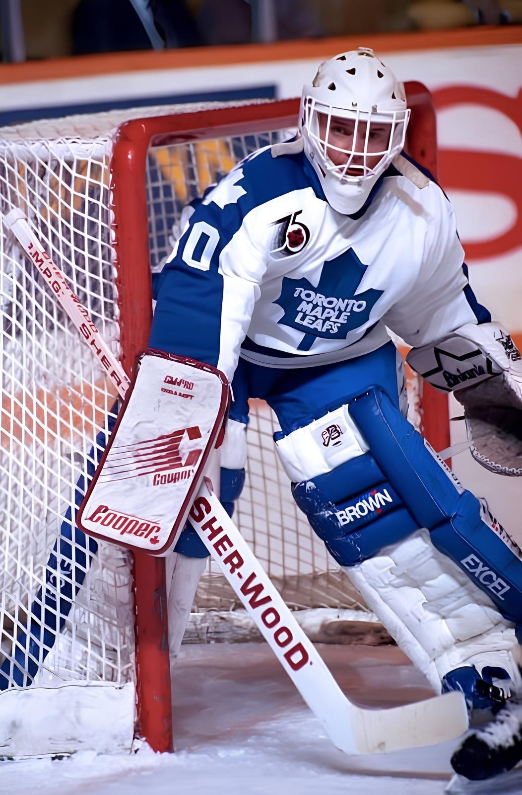 HOCKEY  PHOTO PRINT  NHL TORONTO MAPLE LEAFS RICK WAMSLEY GOALIE
