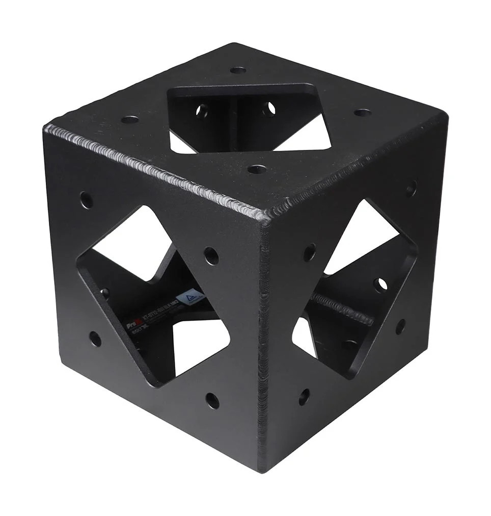 ProX XT-BT12-6WBLK-BLM BoltX 6?Way 12" Corner Block, Flushed, Black