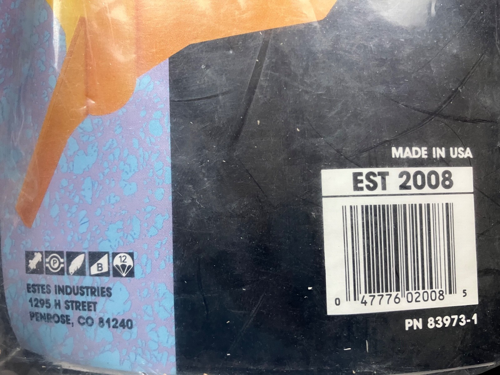 BETA Series Estes Yellow Jacket #2008 Flying model Rocket Kit - Sealed