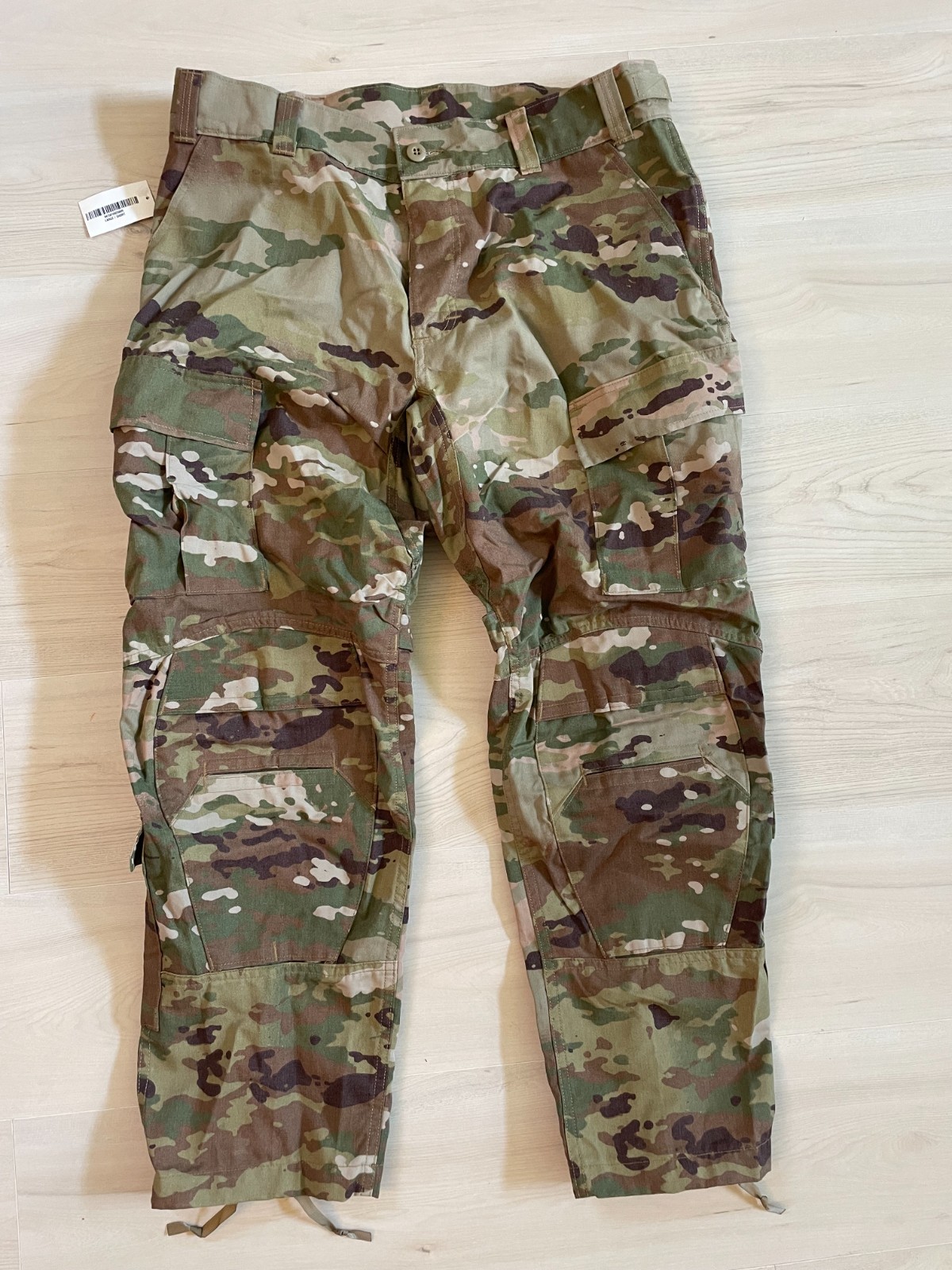 ADVANCED COMBAT PANT W/ KNEE PAD SLOTS OCP CAMO LARGE SHORT NEW