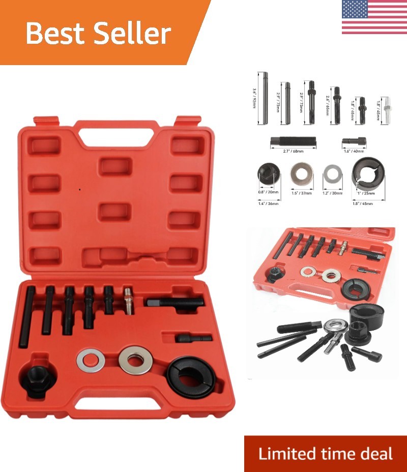 Complete Automotive Pulley Puller and Installer Set for DIY or Professional Use