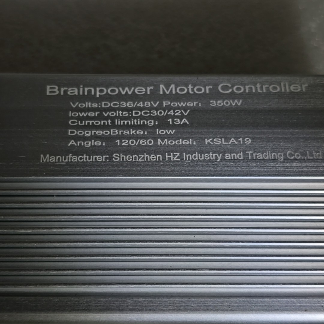 Brainpower Motor Controller 350W DC30/42V Model KSLA19 New Open Box.