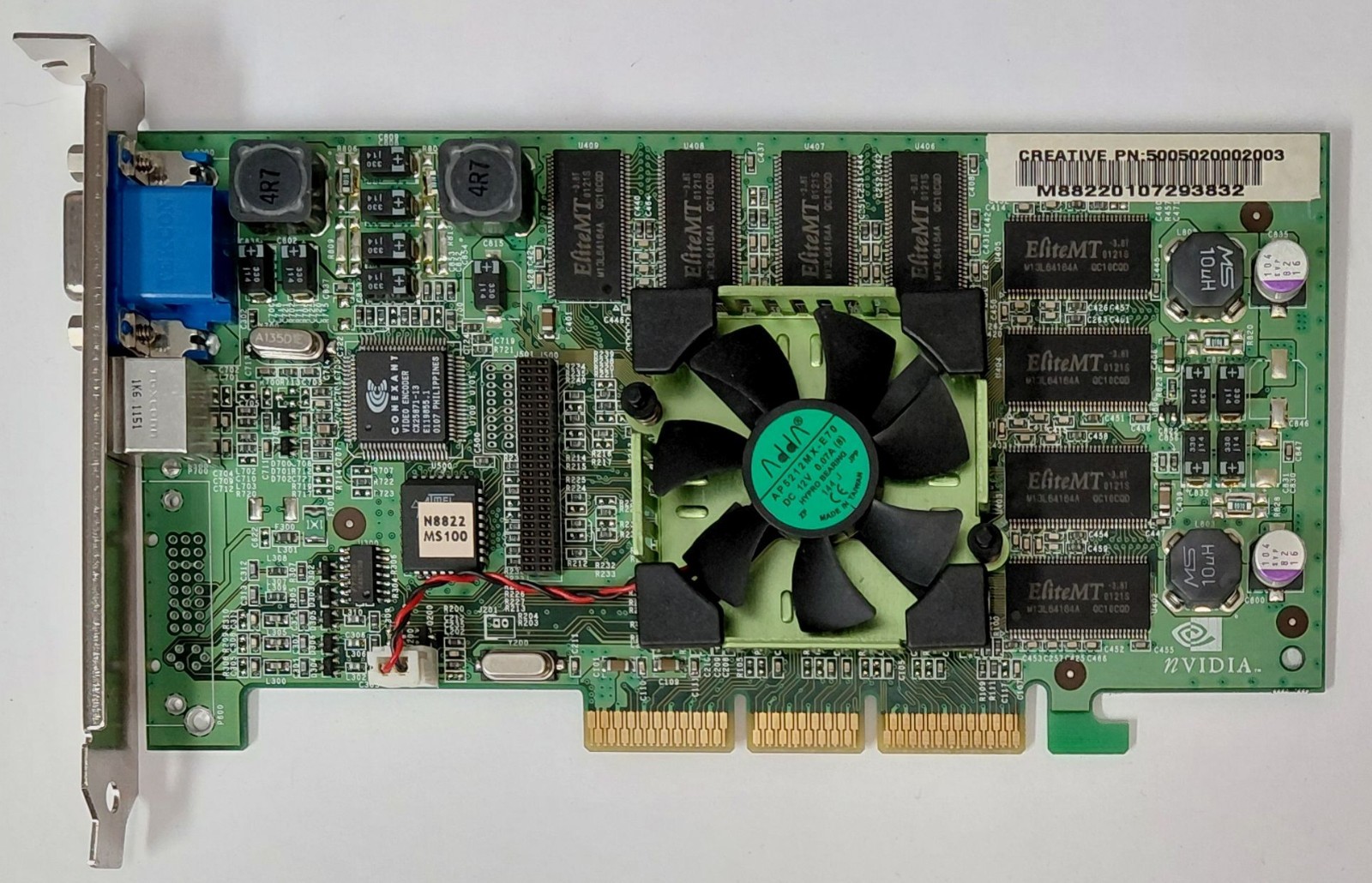 Creative 3D Blaster GeForce3 AGP Graphics Card (5005020002003, 64MB, Retro, 2001)