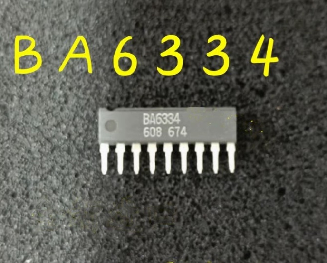 2pcs Rohm BA6334 ZIP9 DC Motor Driver IC for Servo Systems RH