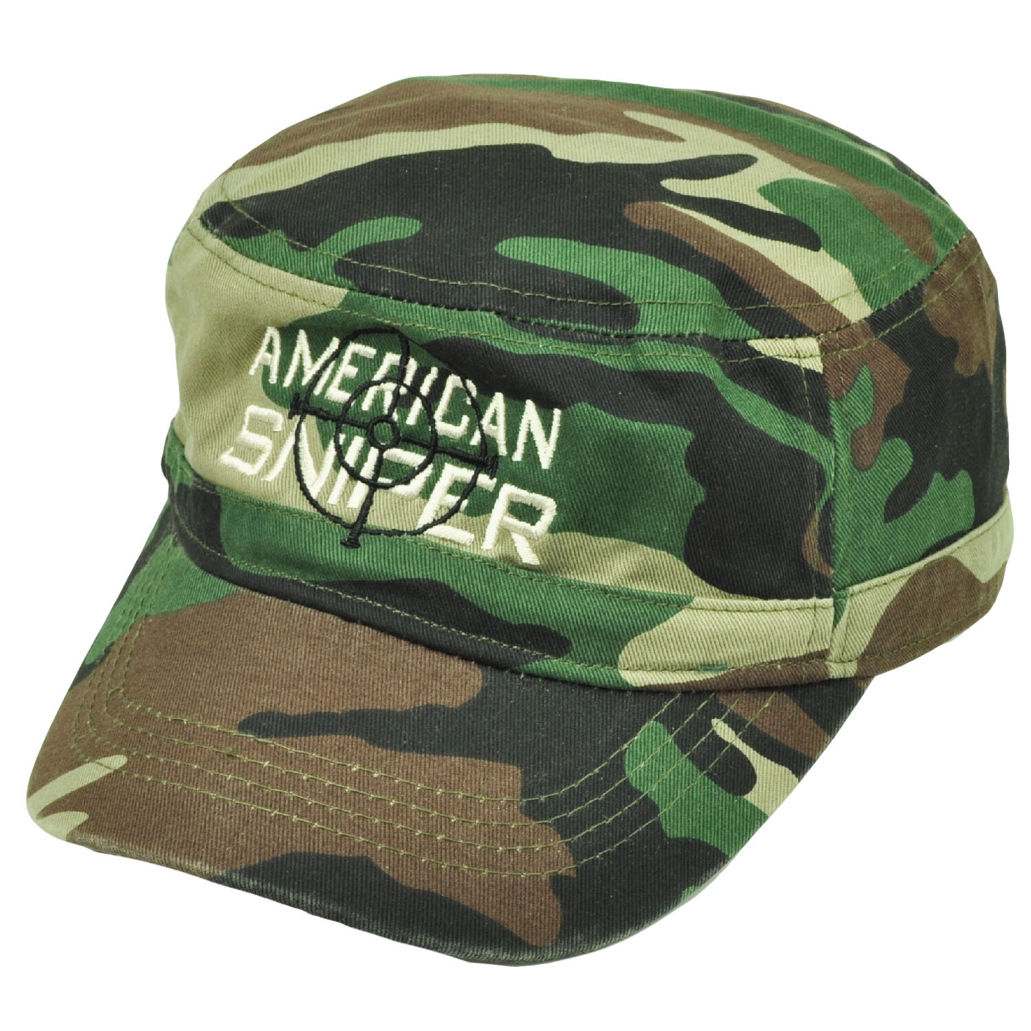American Sniper Cadet Fatigue Green Camouflage Camo Hat Cap  War Relaxed
