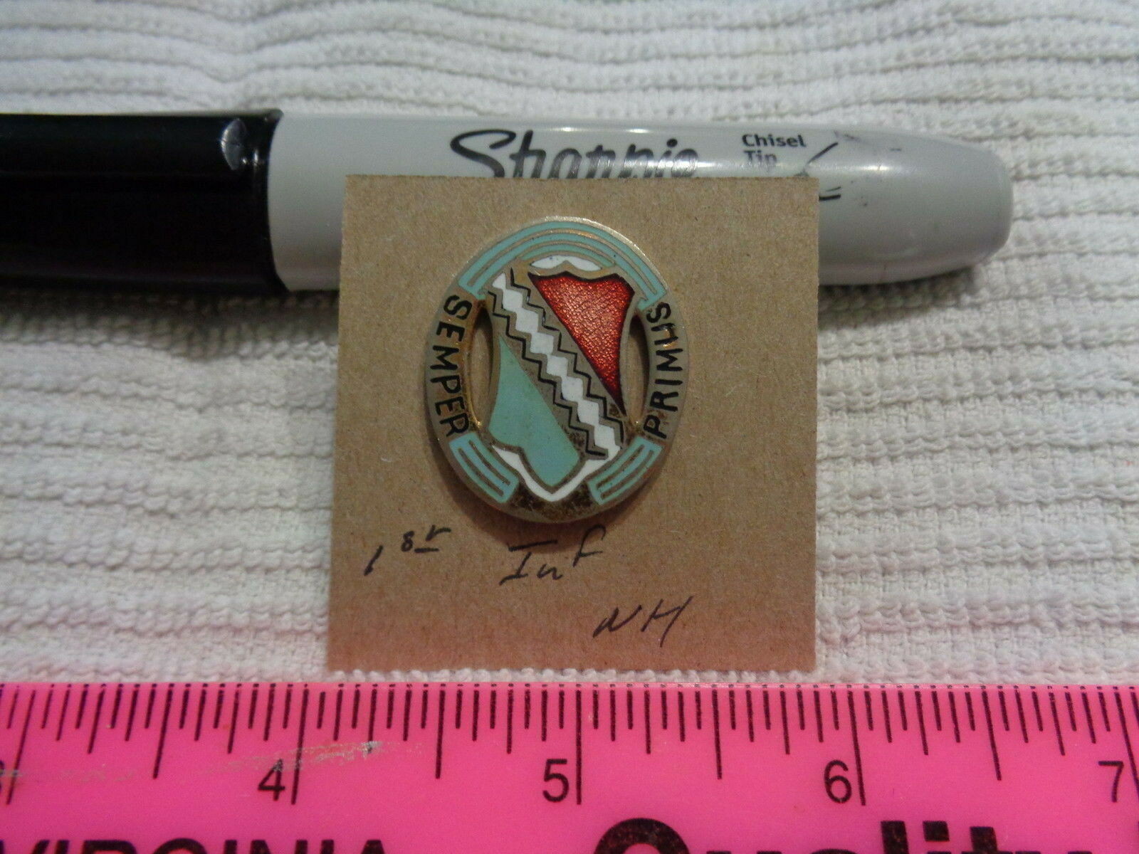 1st Infantry NH Unit Crest, DI, DUI (DRAW#15)