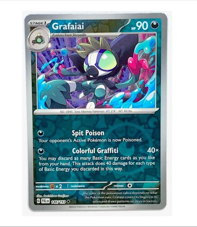 Pokemon -  Grafaiai  146/193 - Reverse Holo - Paldea Evolved  - NM/M