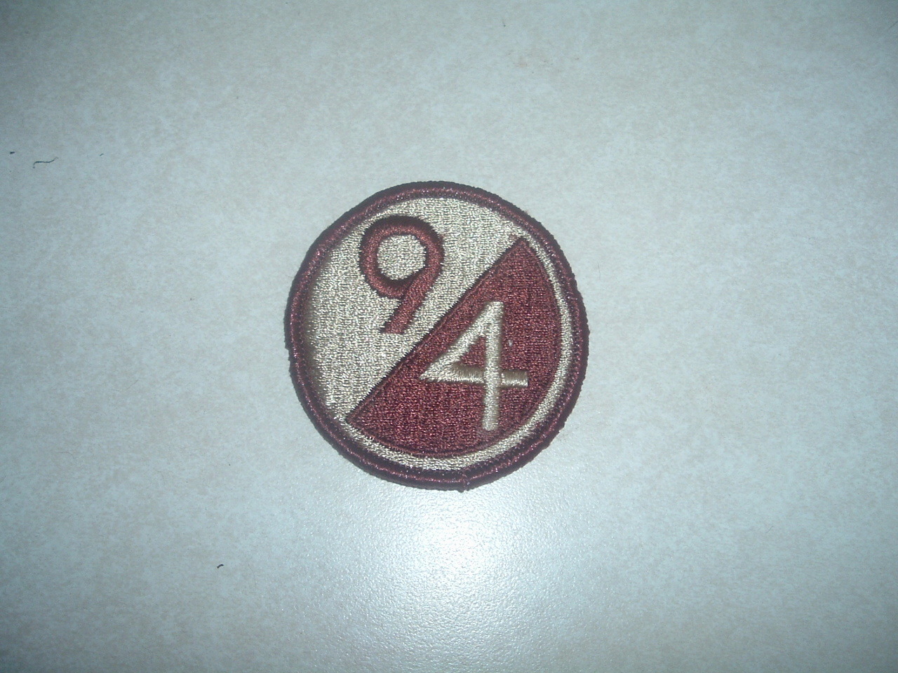 PATCH MILITARY US ARMY 94TH INFANTRY DIVISION DESERT COLOR BRAND NEW OLD STOCK