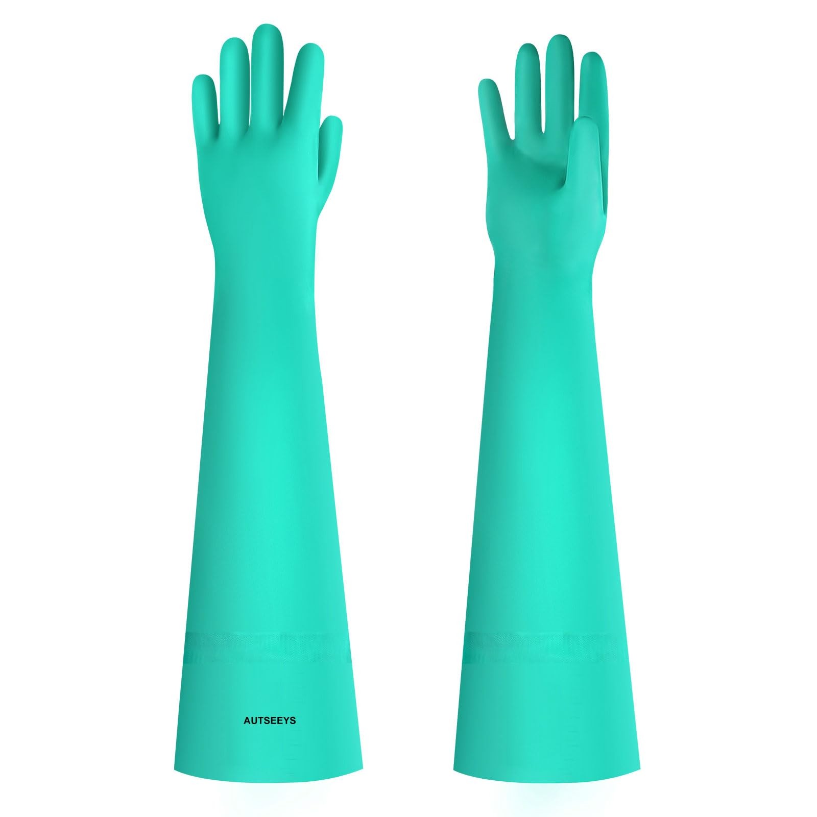 Aquarium Gloves for Fish Tank Maintenance,Shoulder Length Waterproof Long Rub...