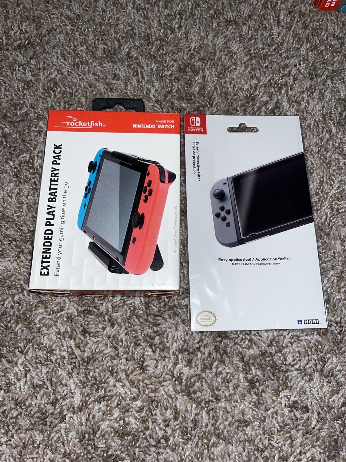 New Rocketfish Extended Play Battery Pack (Nintendo Switch) Screen Protector