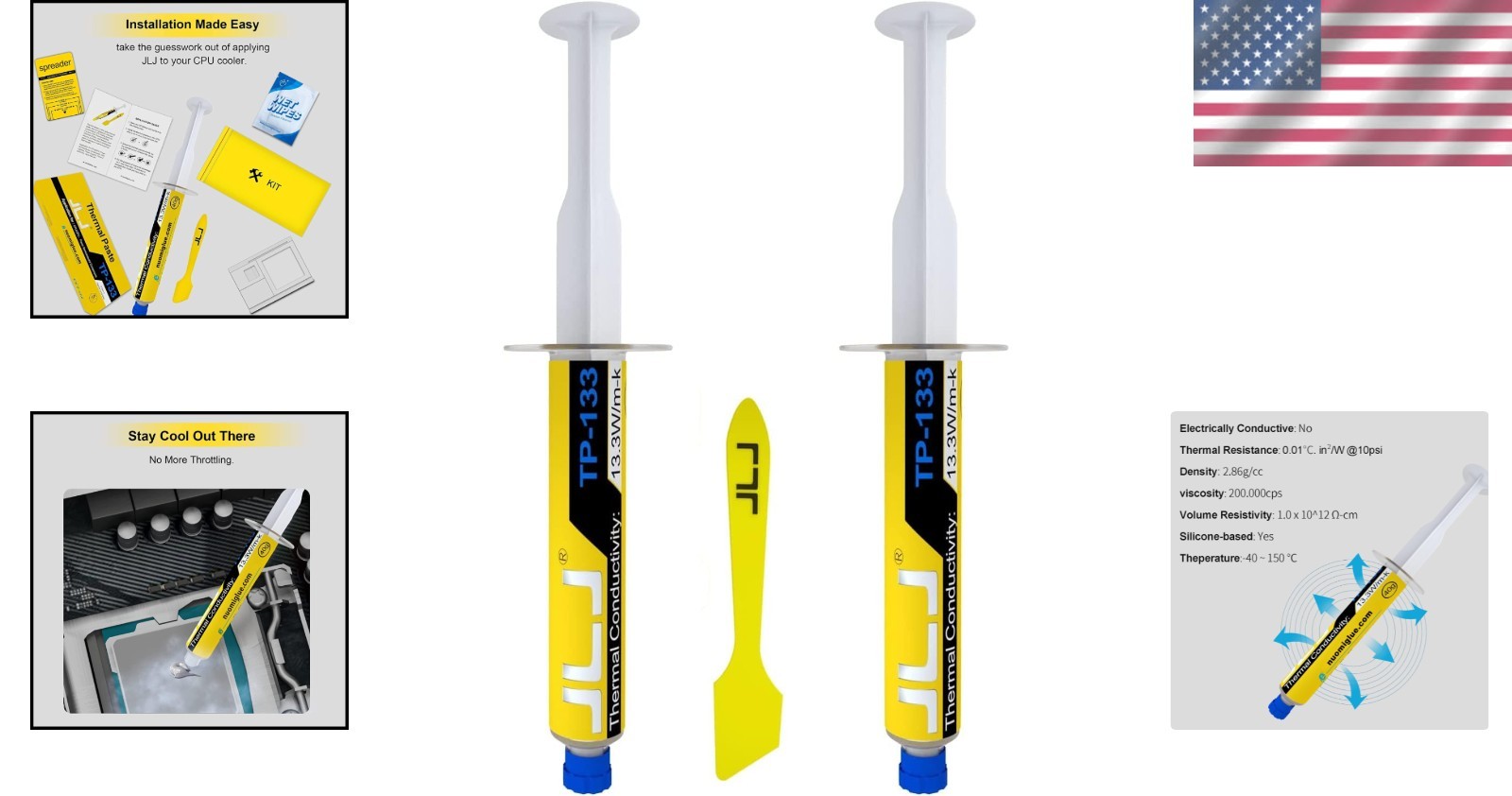 Broad Compatibility Thermal Paste - Easy to Apply, Durable