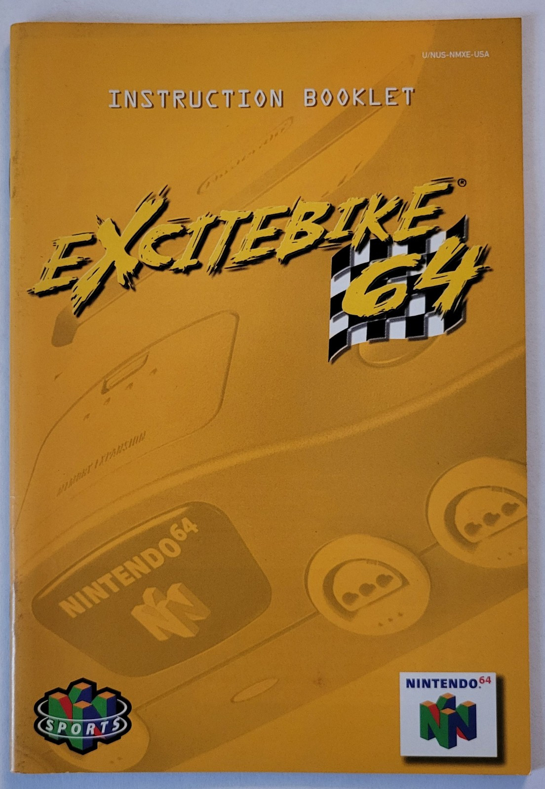 Excitebike 64 (Nintendo 64, 2000) Instruction Booklet ONLY Sports
