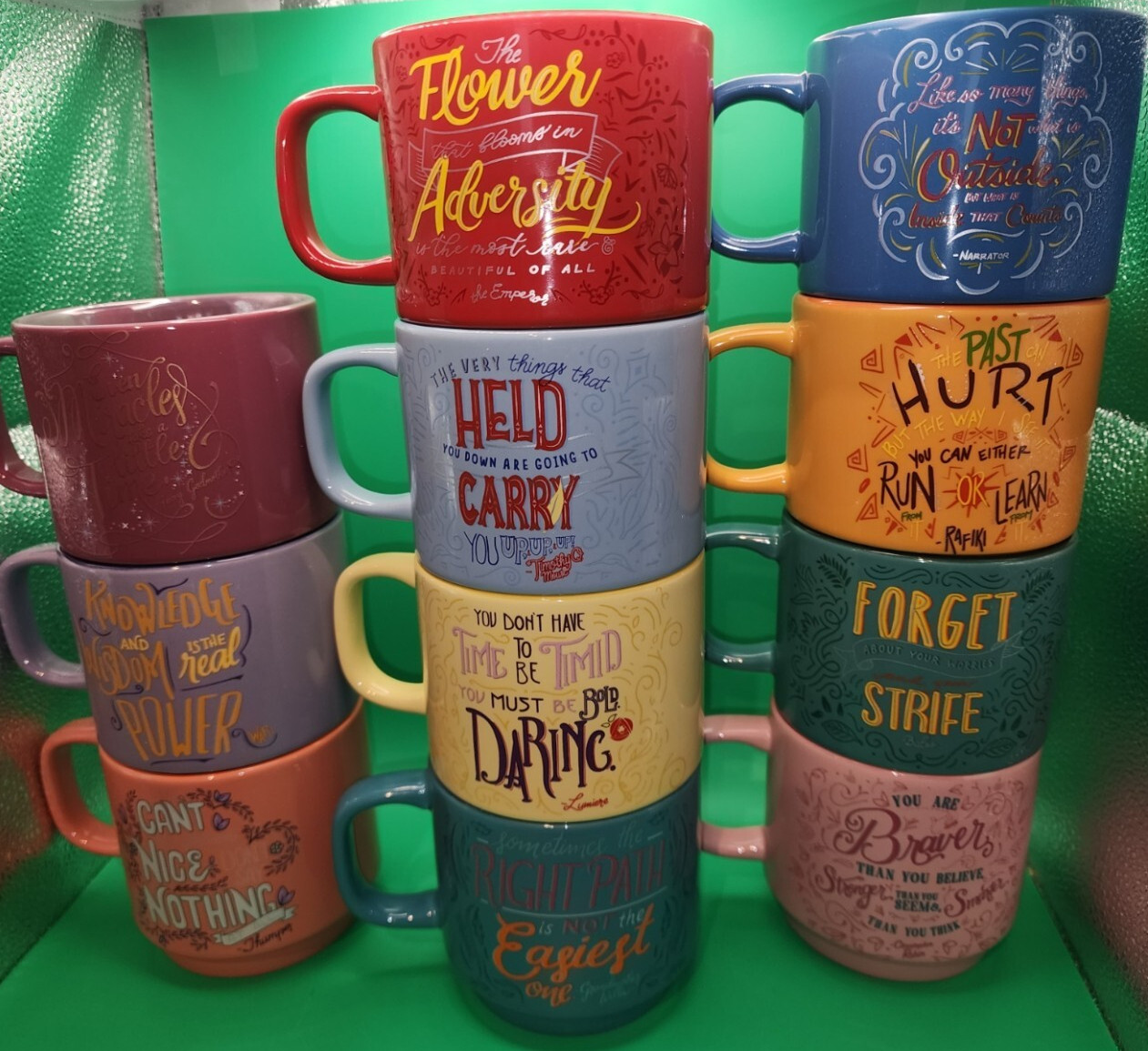 Disney Store Wisdom Series Limited Edition Mugs - NEW