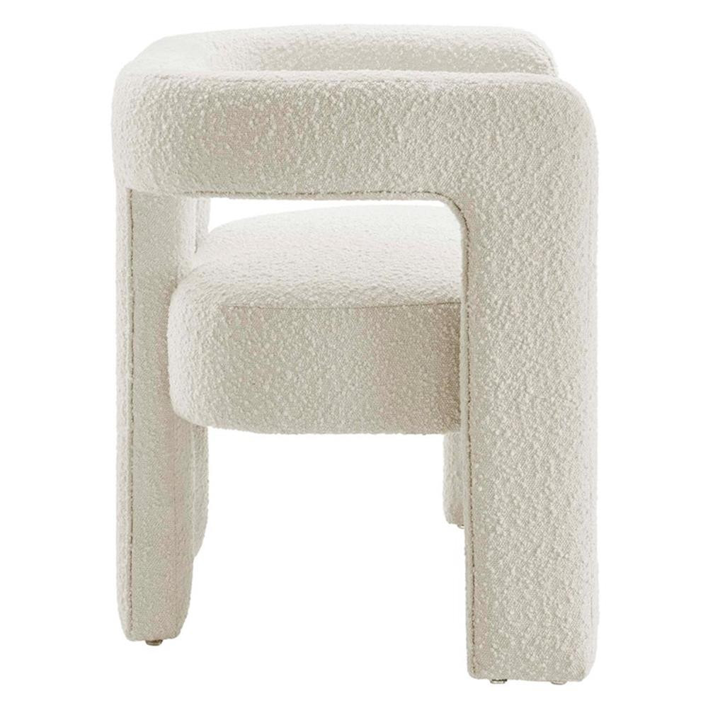 Modway Kayla Upholstered Modern Boucle Fabric Loveseat in Ivory