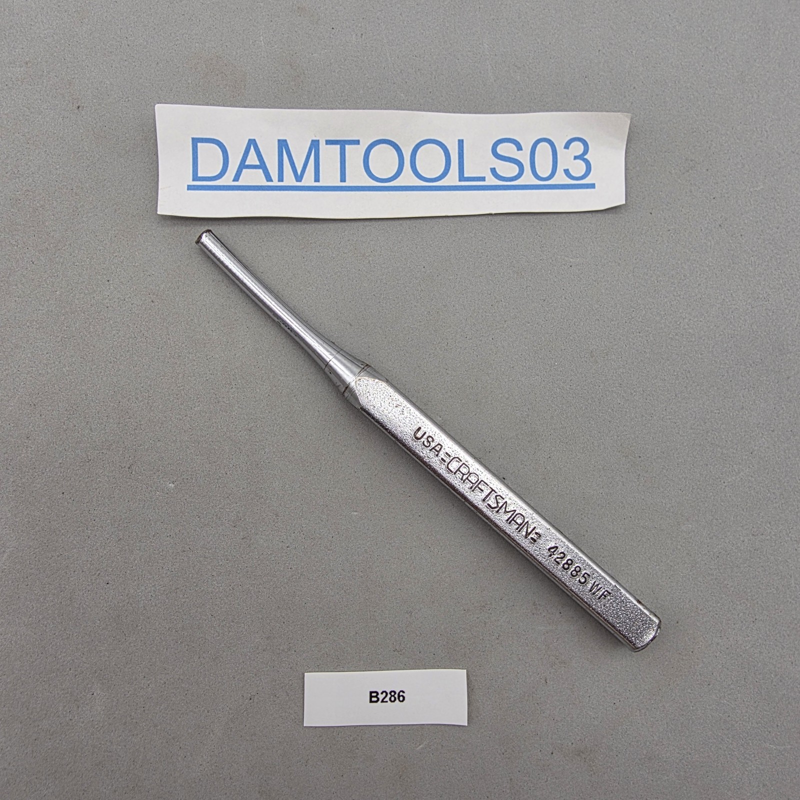 Craftsman Tools WF 42885 3/16" Punch 5.5" Long