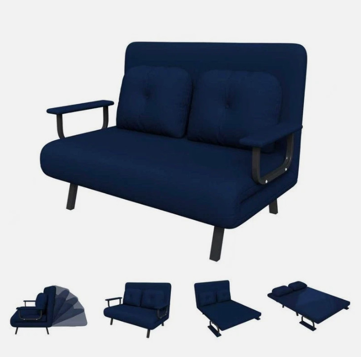 5-in-1 folding sofa, armchair that converts into a bed, recliner, chaise lounge