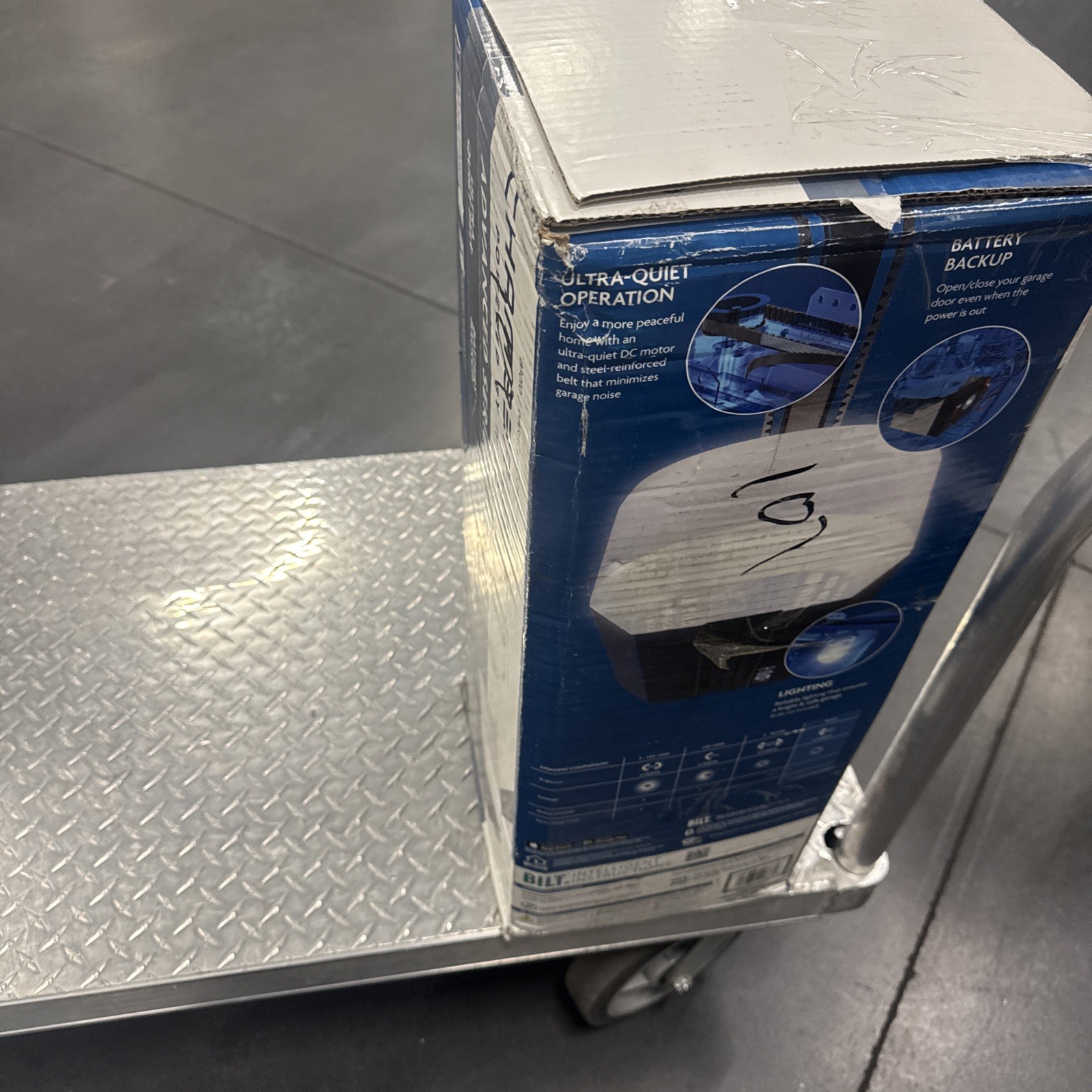 NEW Chamberlain 1/2 HP Smart Belt Drive Garage Door Opener with Battery Backup