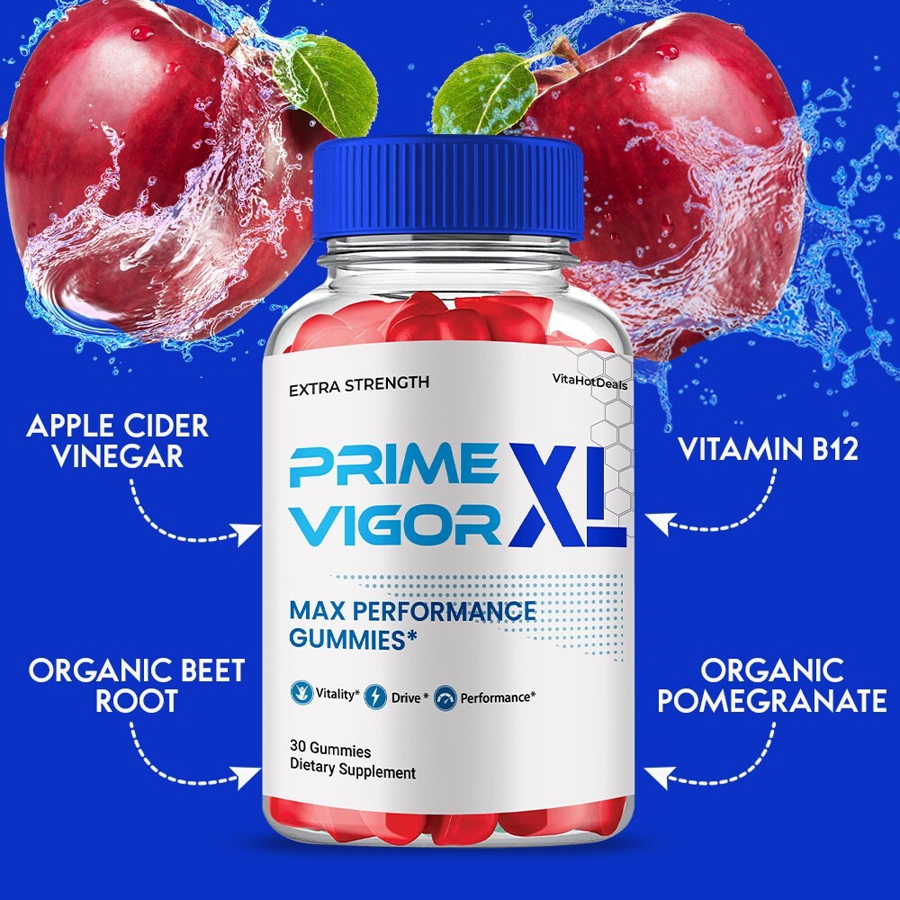 Prime Vigor XL Max Performance Supplement, All Natural Ingredients (5 Pack)