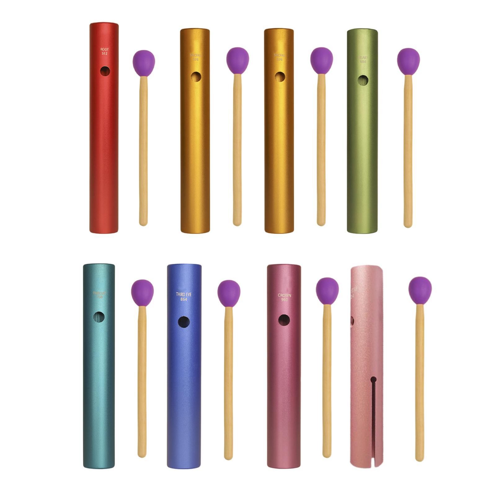Wah Tube Portable Music Instrument with Beater Adults Kids Gifts Party Sand