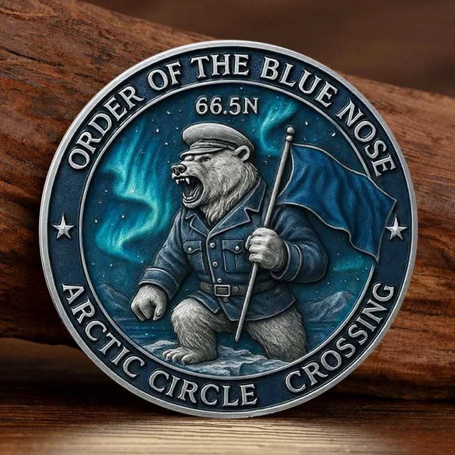 Navy Order Of The Blue Nose Challenge Coin Collectable Military 1-pc