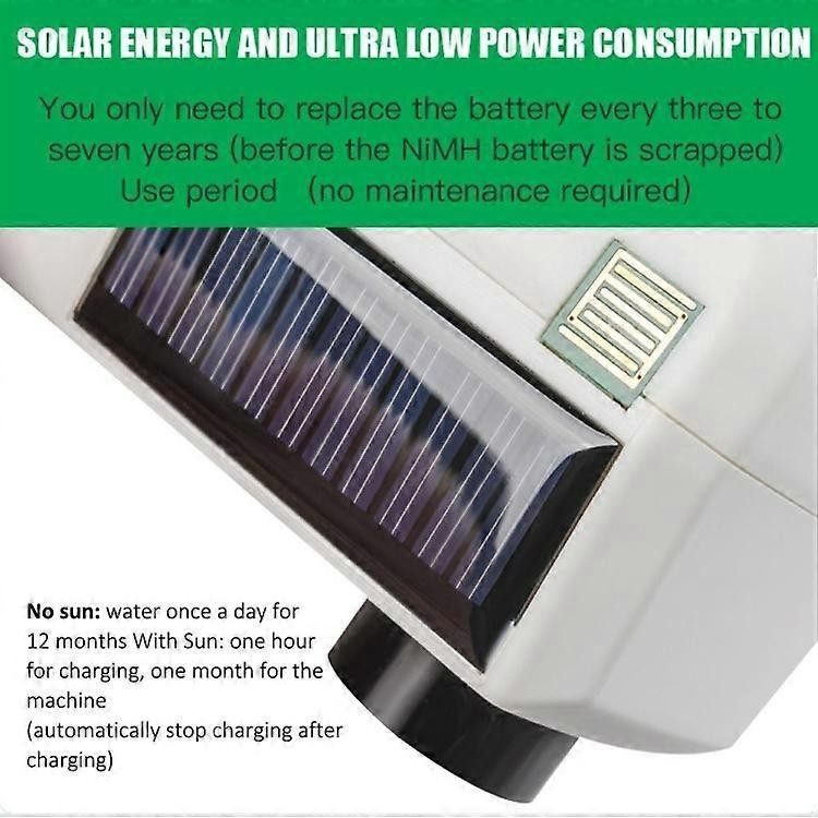 YUGE Solar Automatic Watering Timer Garden Smart Irrigation Controller