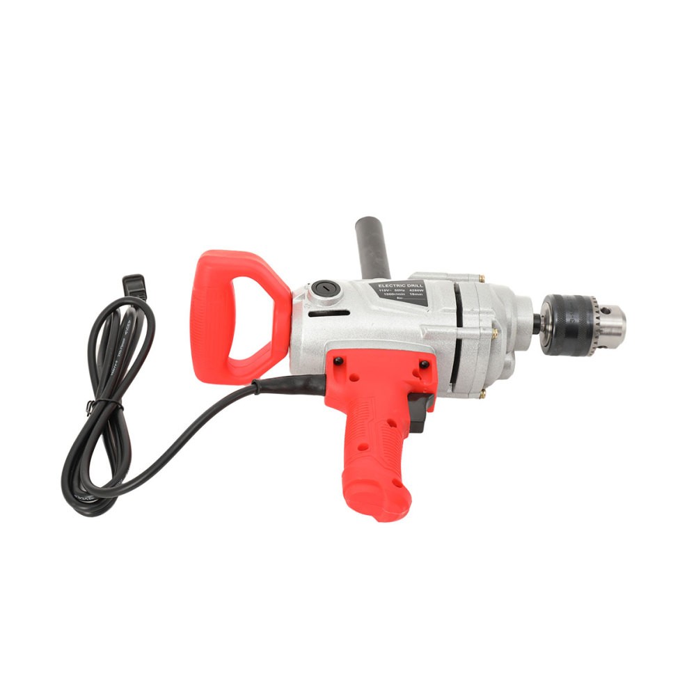 850W Electric Drill Mixer Set with Spade Handle For Drilling Holes in Tiles Wall