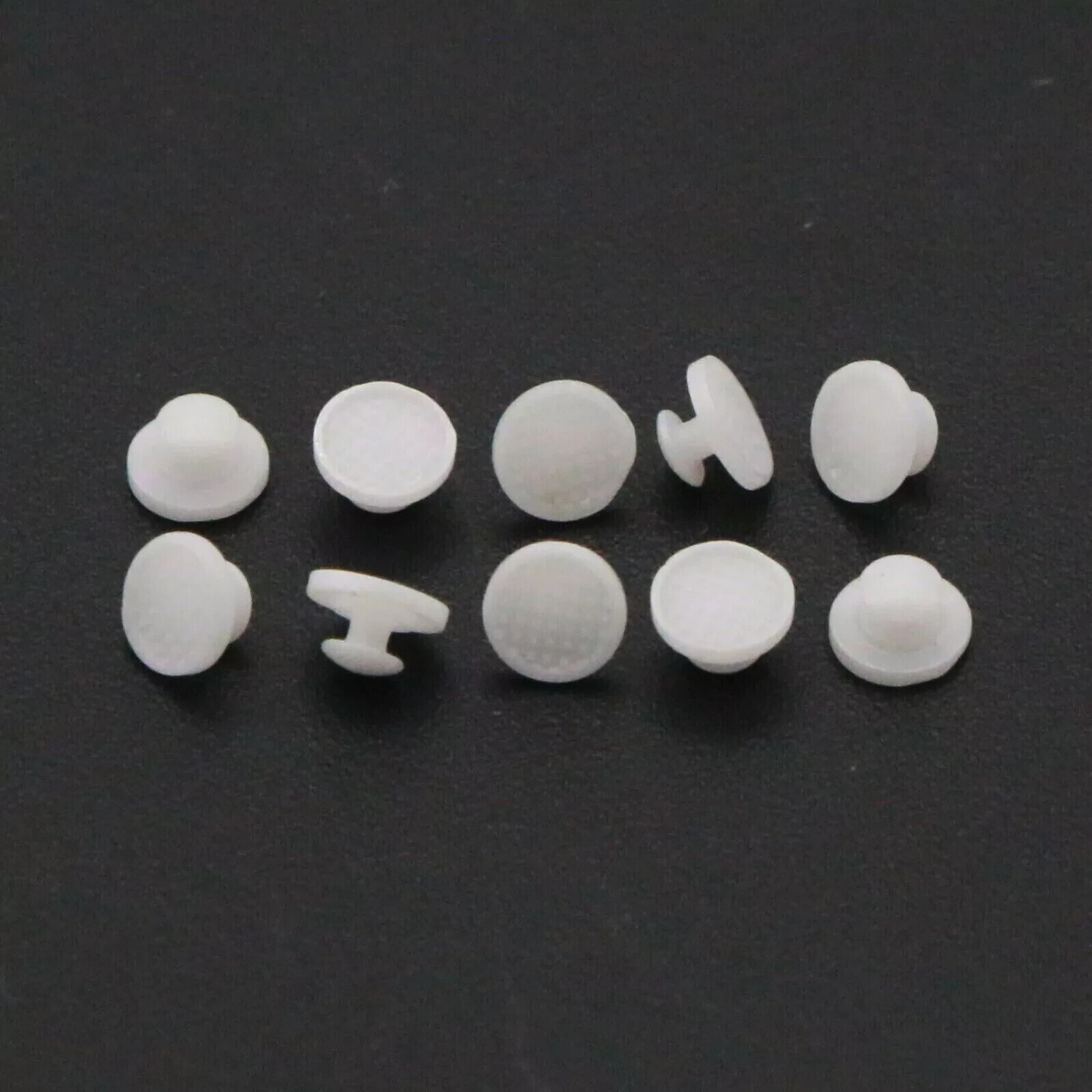 Dental Orthodontic Elliptical Lingual Button Bondable Round Base Traction Hook