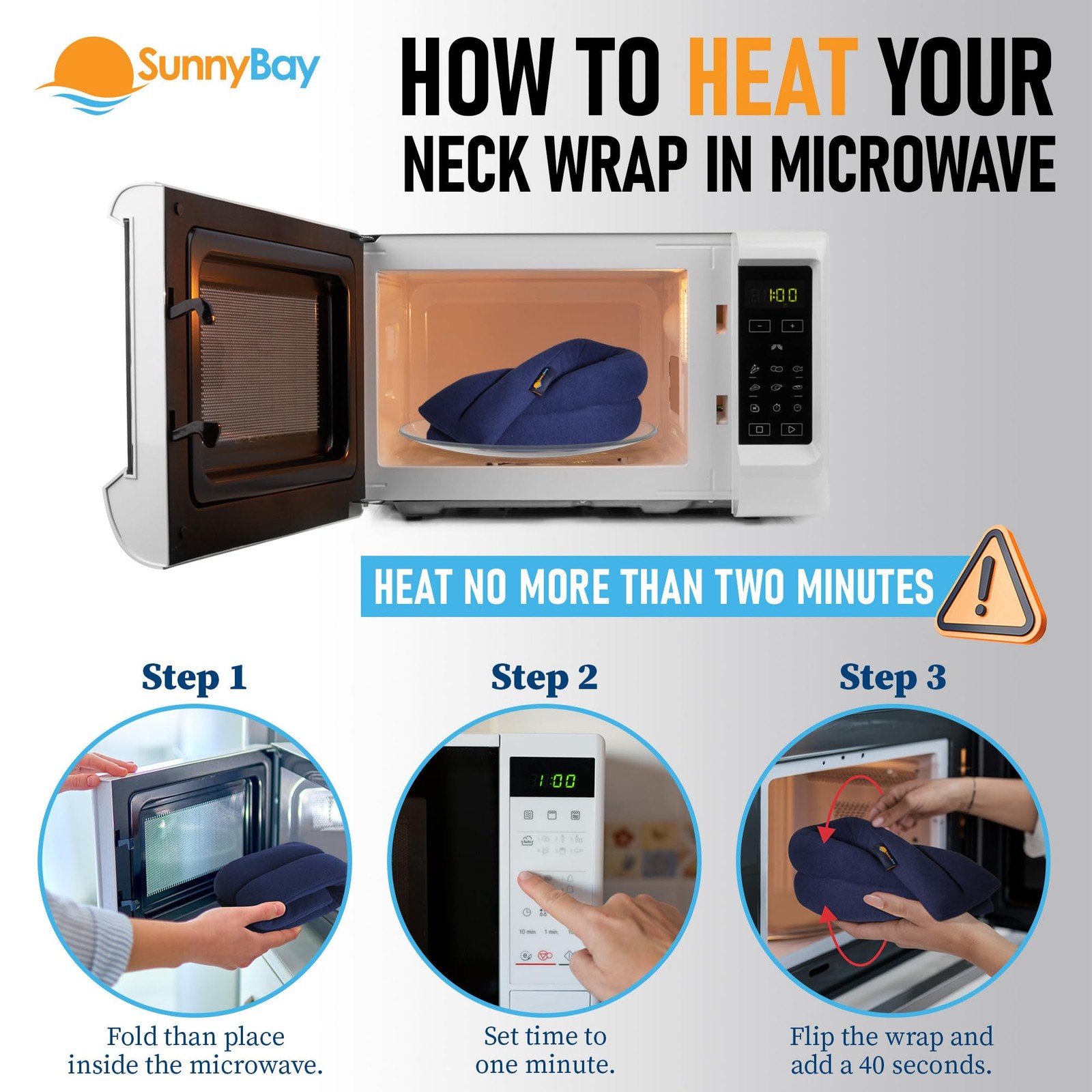 Microwavable Heating Pads, Microwavable Moist Heated Neck and Shoulder Wrap, ...