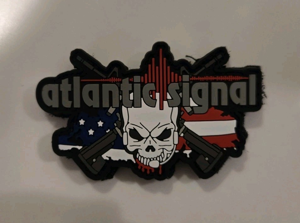 Shot Show 2026 Atlantic Signal Flag Skull Morale Tactical Patch