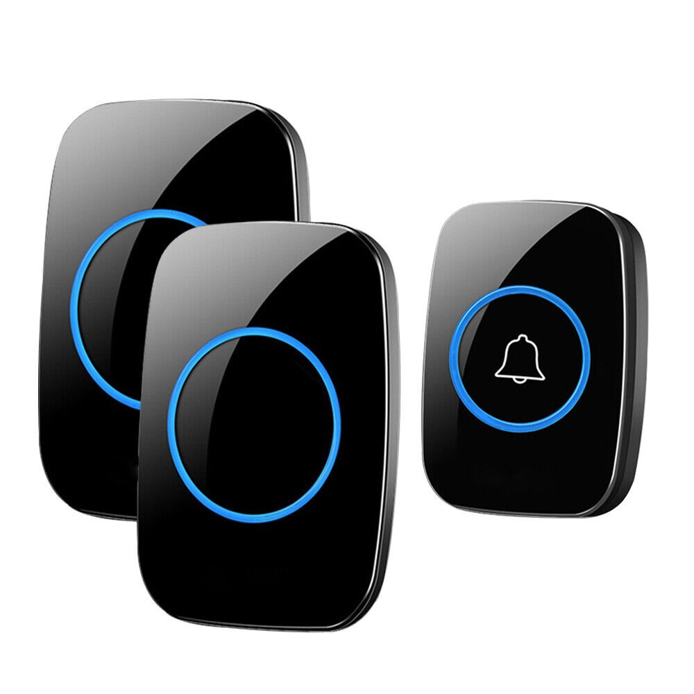 1000FT Wireless Doorbell Waterproof 2 Plugin Receiver Adjustable Volume 36 Chime