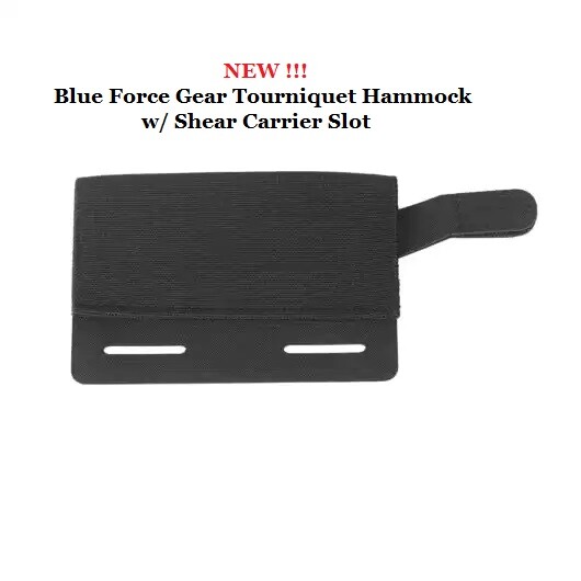 BLUE FORCE GEAR Tourniquet NOW! SHEAR HAMMOCK Carrier Pouch Version 2 -BLACK NEW