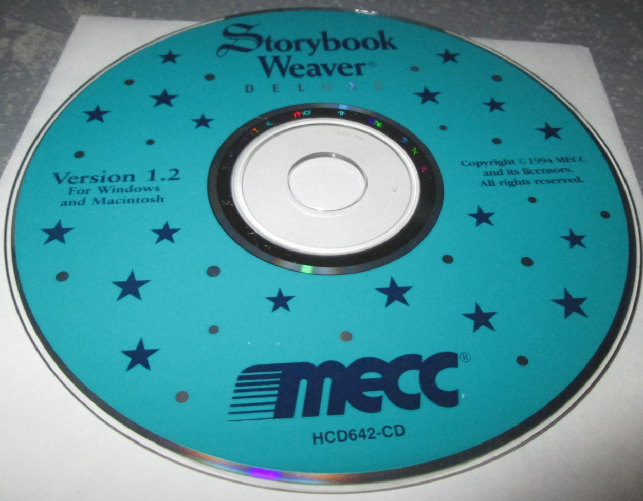 MECC Story Weaver Deluxe CD-ROM  1994 VTG