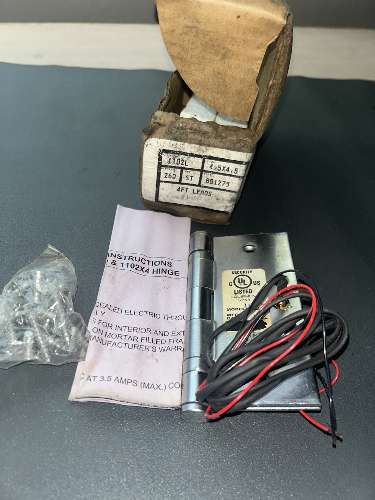 Architectural Control Systems ACSI 1102  Concealed Connection Hinge BB1279
