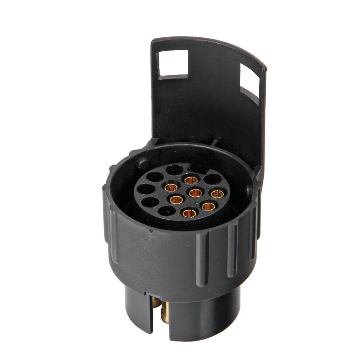 7 Pole Male to 13 Pole Female Adapter for Trailers and Caravans