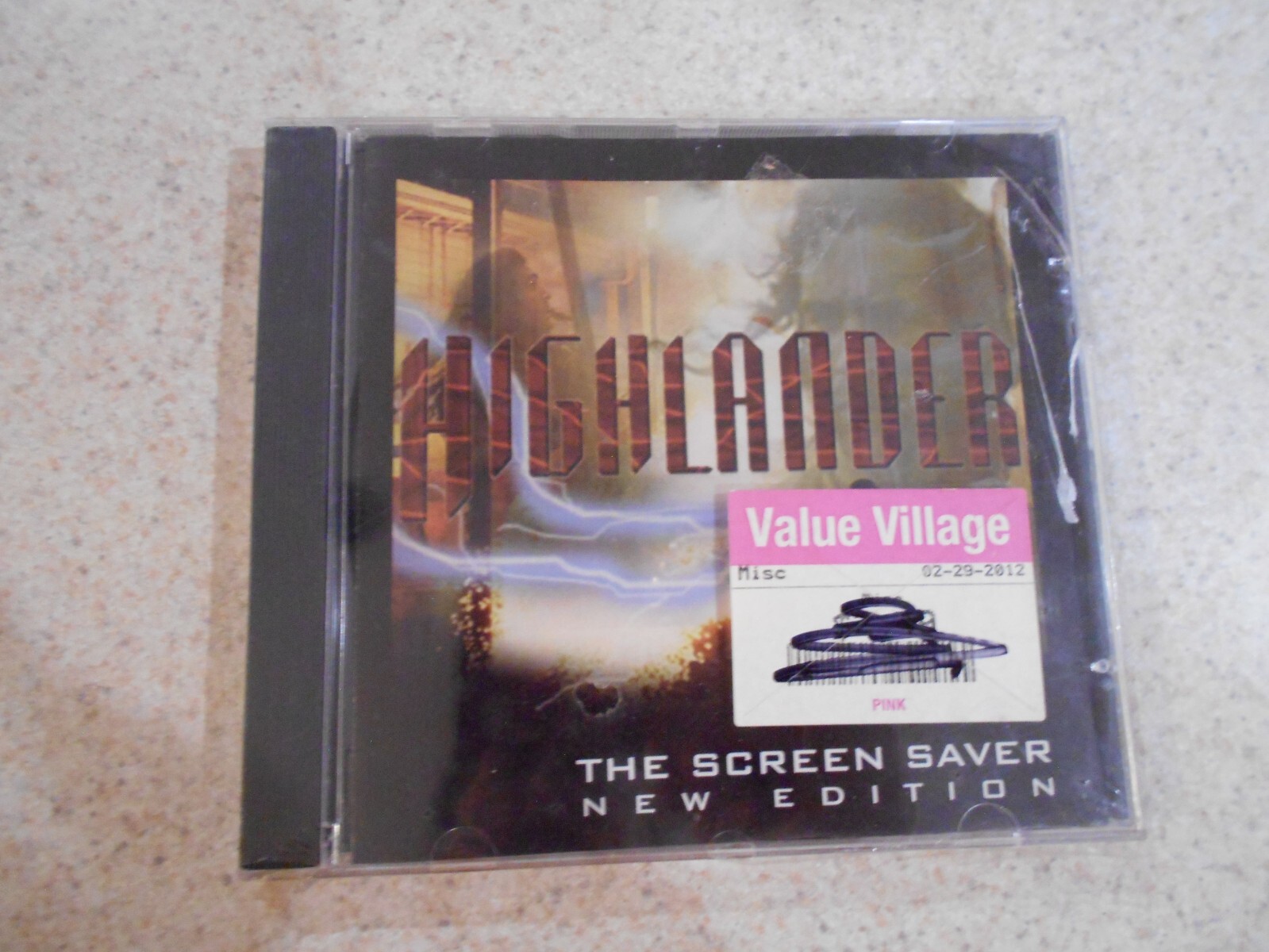 Highlander The Screensaver New Edition Vintage 1997 Sealed Cracked case
