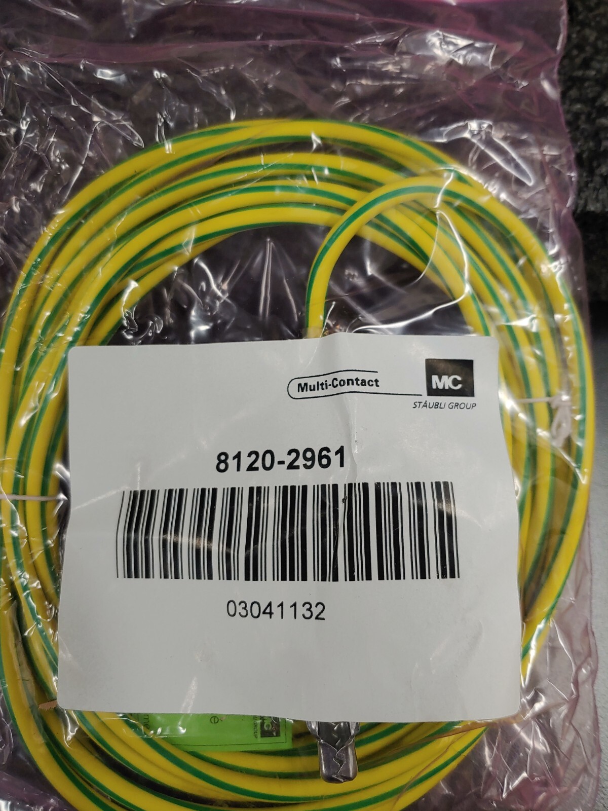 MULTI CONTACT MC STAUBLI Group 8120-2961 Grounding Cable