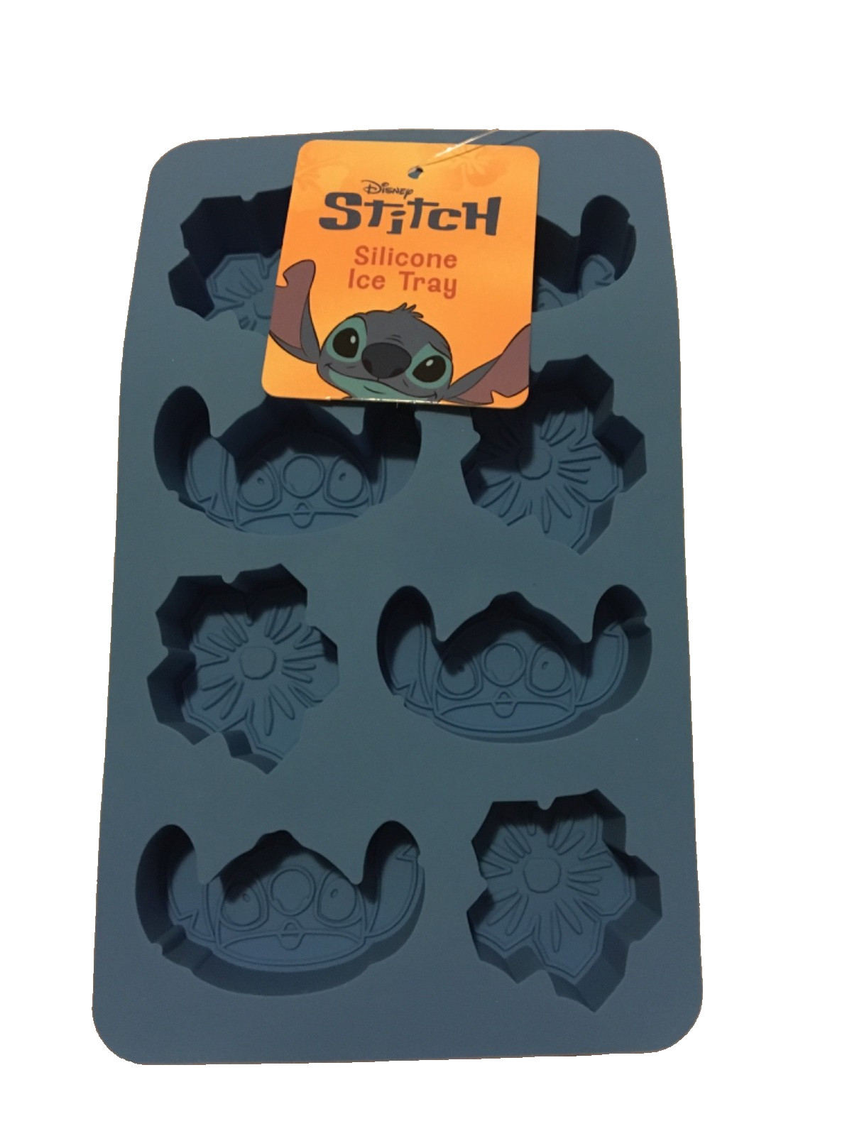 Disney "Stitch" Silicone Blue Ice Cube Tray NWT