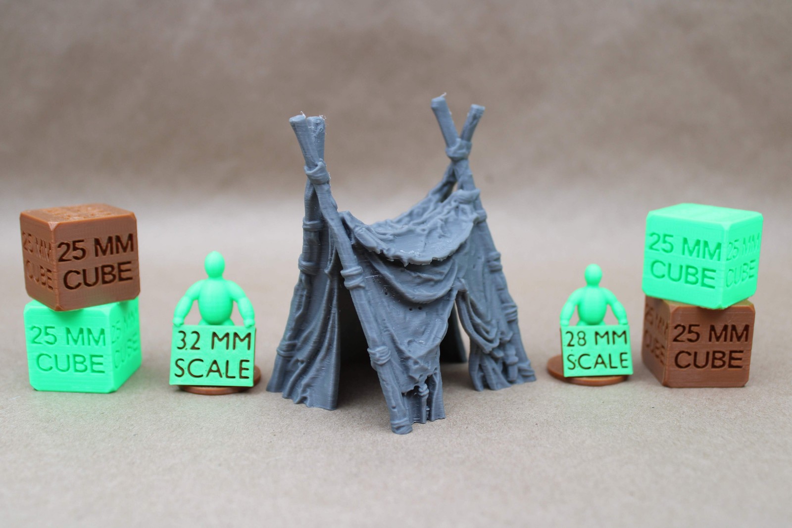 Tabletop Terrain Tent Viking Barbarian Orc Goblin 28mm skirmish rpg wargame