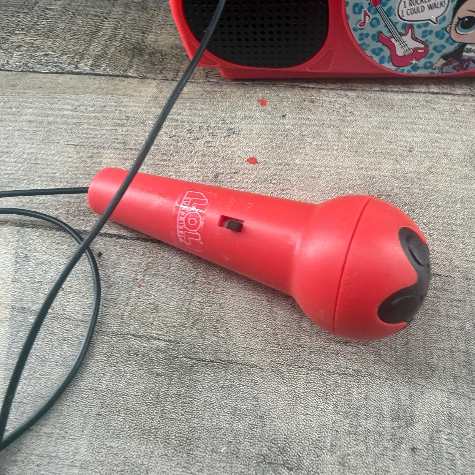 LOL Surprise Bluetooth Karaoke Machine Turns On