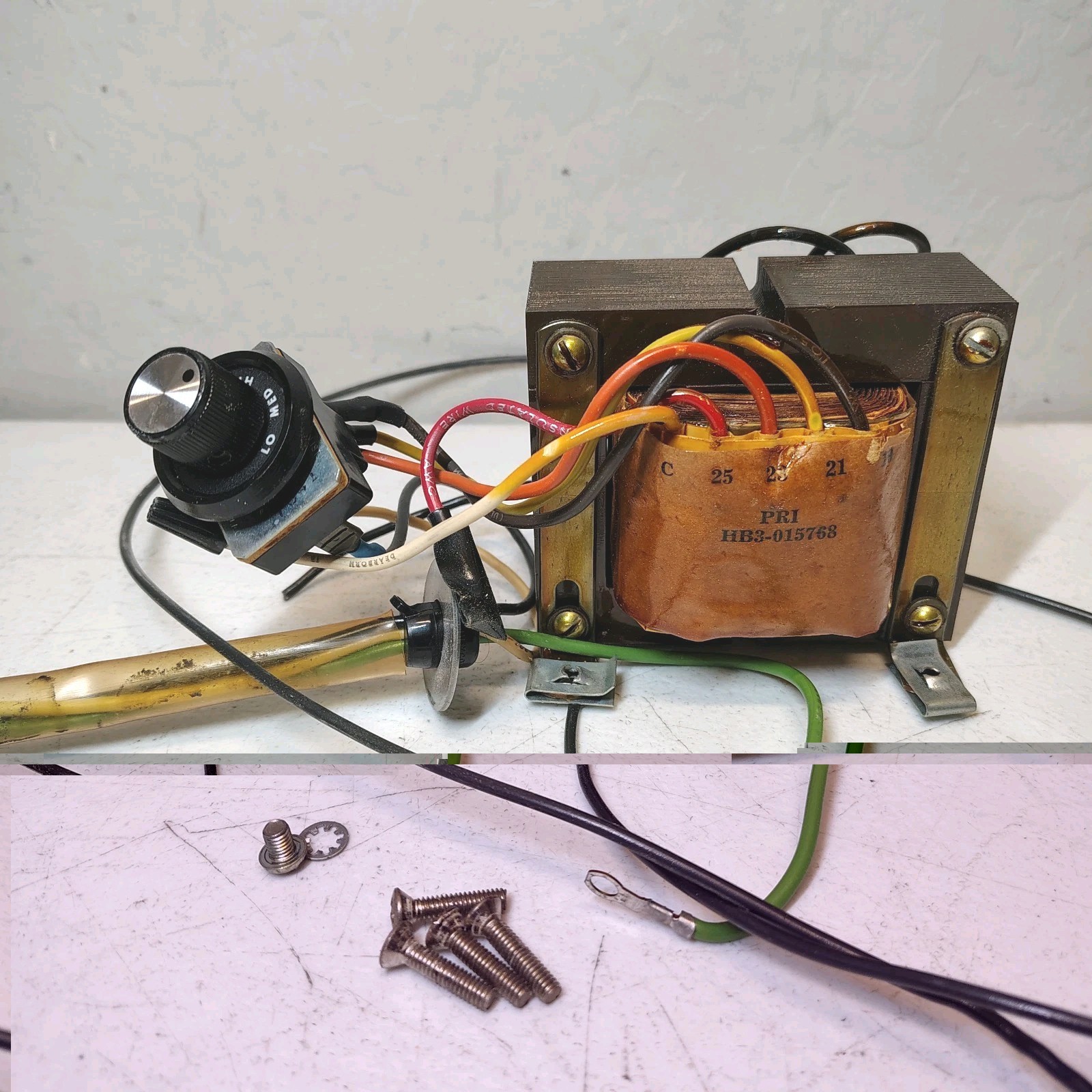 (Replacement Transformer & switch) for Pelton & Crane LFC II Dental Exam Light