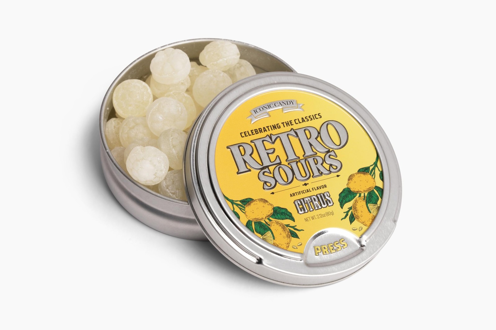 Retro Sours Citrus 2.12oz 8ct Box