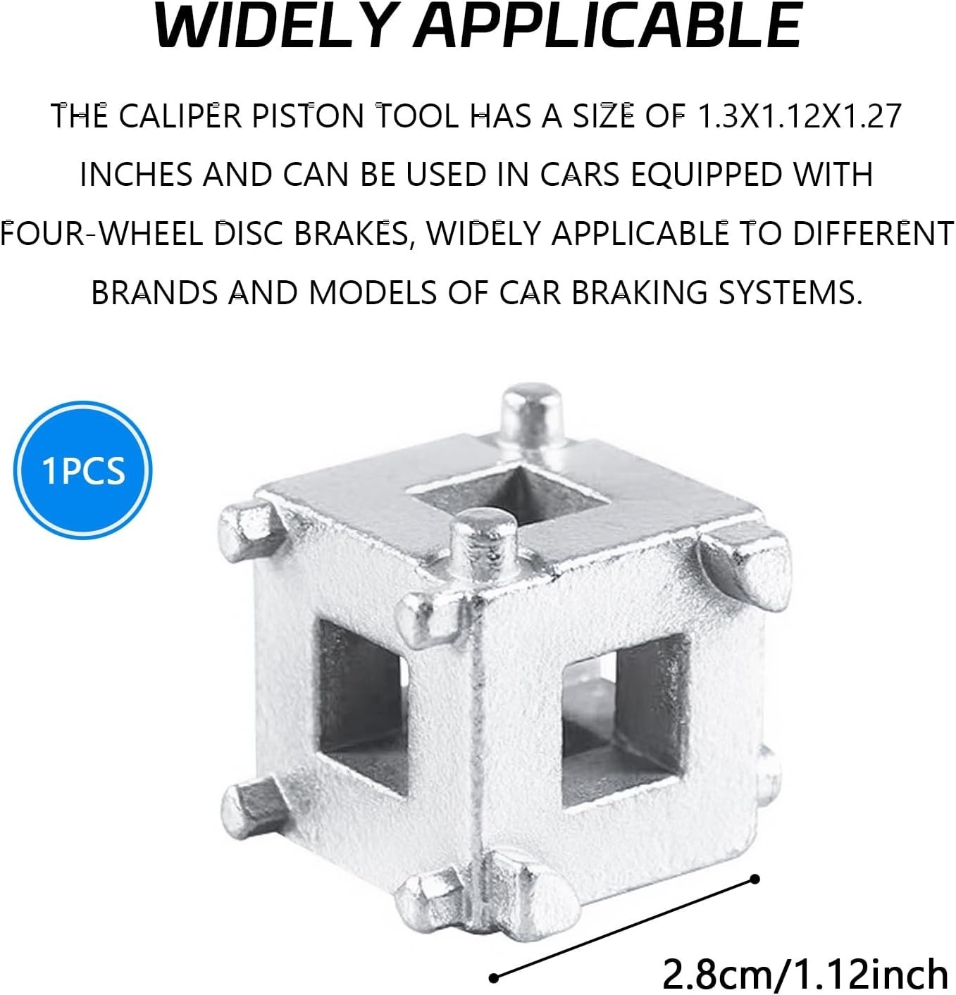 Car Brake Caliper Compression Tool Universal Steel Brake Piston Compressor Kit