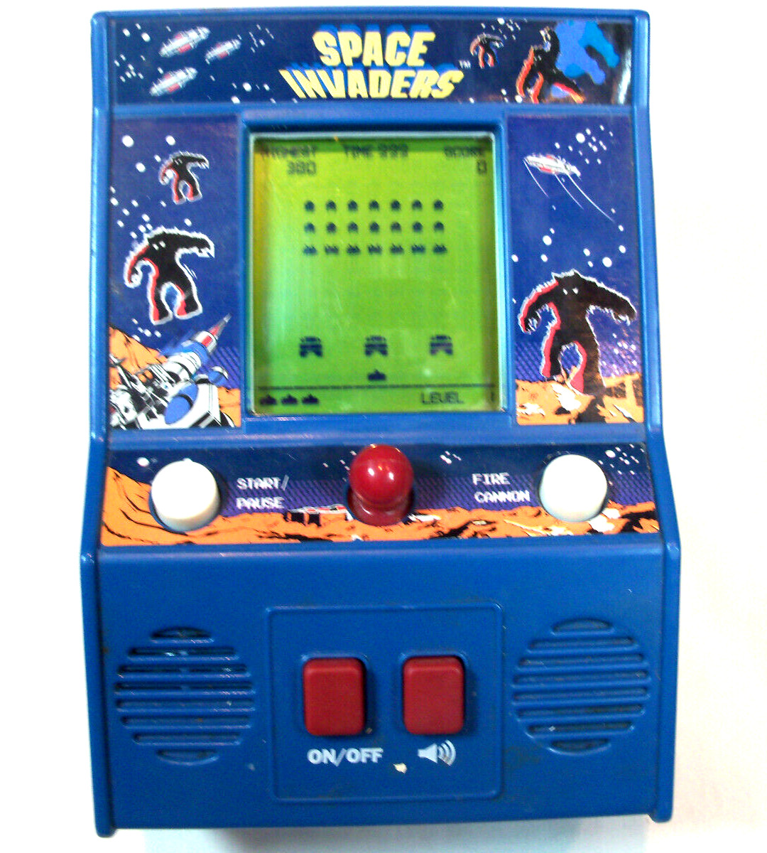 MINIATURE SPACE INVADERS Classic Atari Arcade Console 09527 Taito TESTED