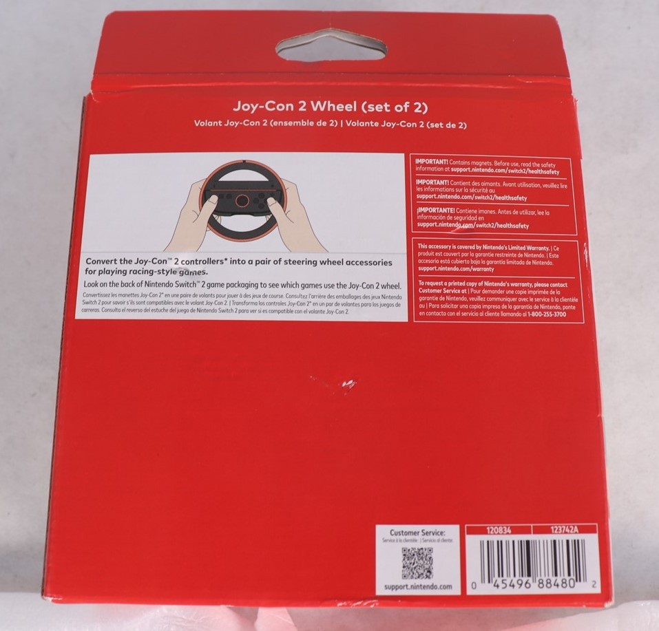 Nintendo Switch 2 Joy-Con 2 Wheel (set of 2) Open Box