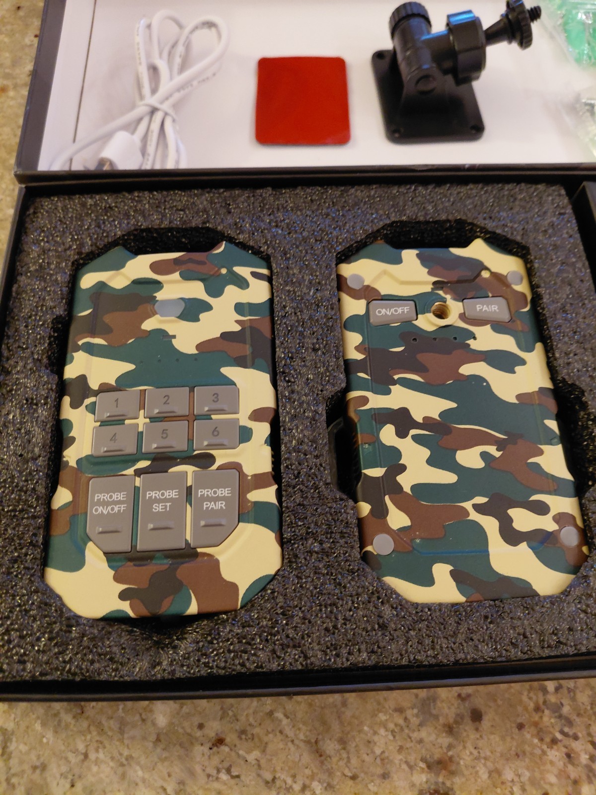 Letwesaf Wireless Radar Motion Sensor Desert camo Read description parts only