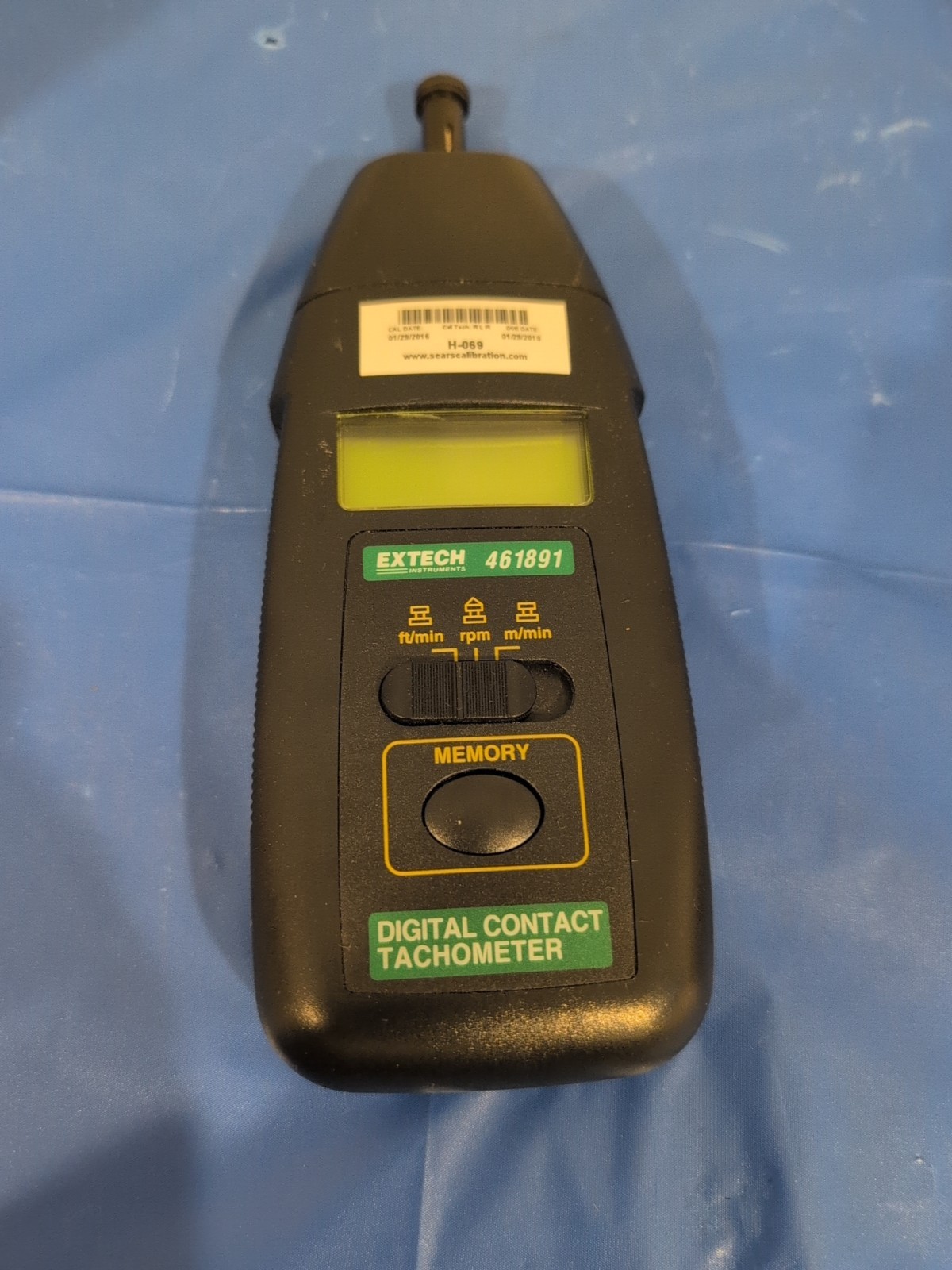 Sears Calibration Extech 481891