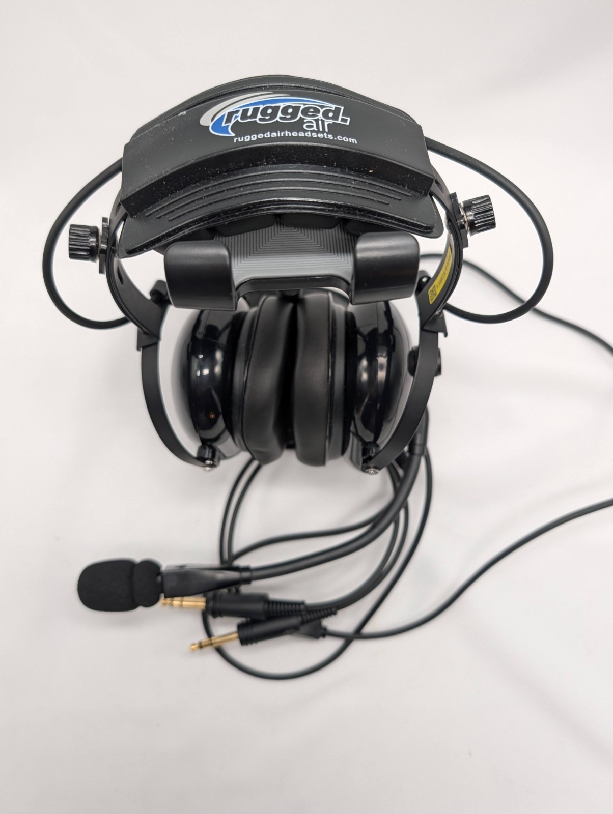 Rugged Air RA200 Aviation Headset - Dual GA Plugs