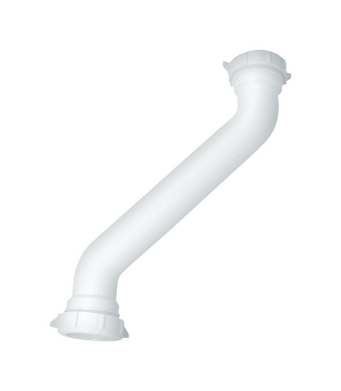 Plumb Pak PP43W Plastic 45 Deg. Bend Double Offset 1-1/4 x 1-1/4 Dia. in. Slip
