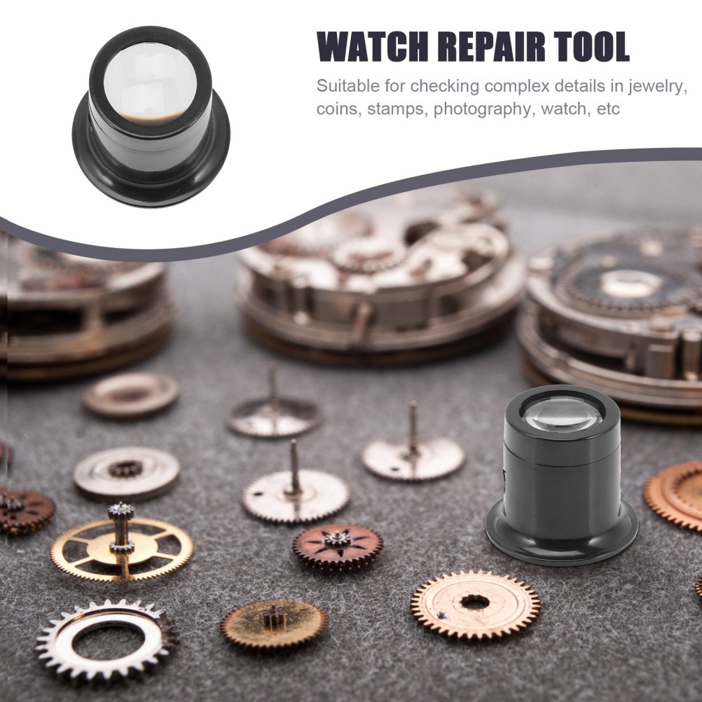 Watch Repairing Magnifier Kit Mounted Loupe Maintenance Supply